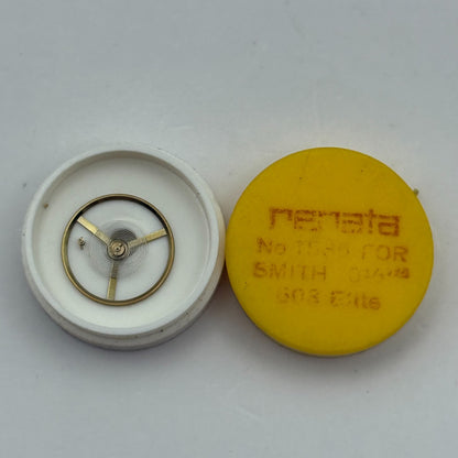 Smith 608 Elite Balance Wheel Complete And Spring 10½’’’  Watch Movement Parts 