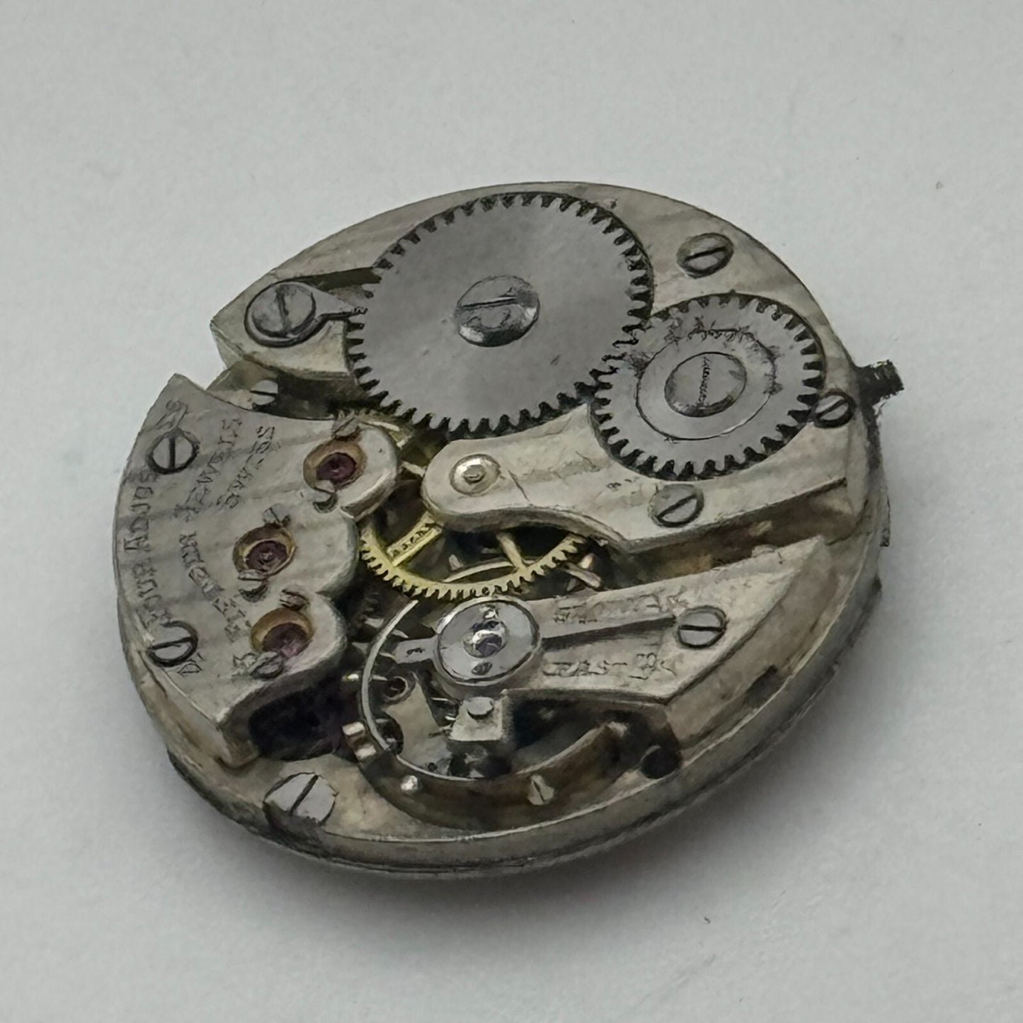 20.1mm Ladies Possibly Movado Art Deco Manual Wind Swiss Watch Movement PARTS