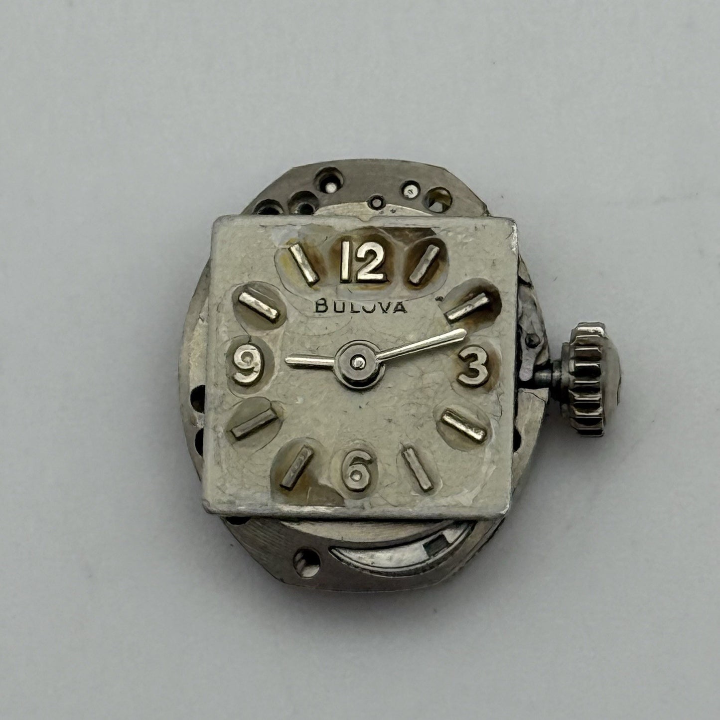 13.1mm Running Vintage Ladies Bulova 5AR Manual Wind Swiss Watch Movement PARTS