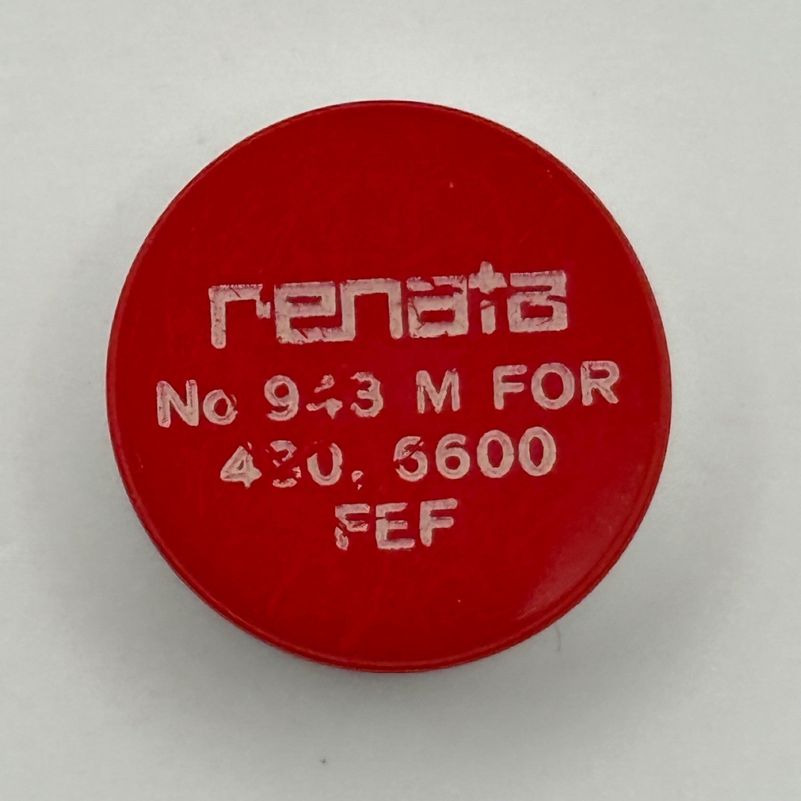 FEF 430, 6600 Balance Wheel Complete And Spring 943 M Watch Movement Parts NOS