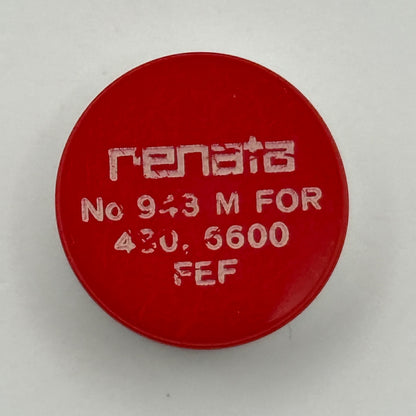 FEF 430, 6600 Balance Wheel Complete And Spring 943 M Watch Movement Parts NOS