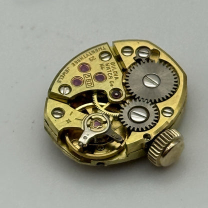 13.1mm Running Vintage Ladies Bulova 5BD Manual Wind Swiss Watch Movement PARTS