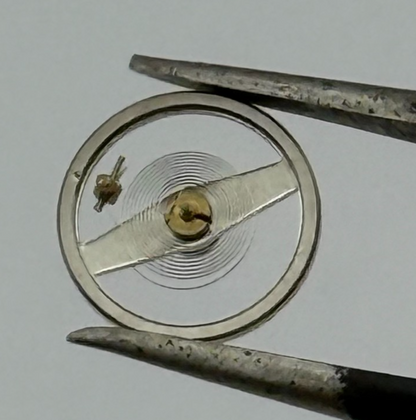 Brac 2051 Balance Wheel Complete And Spring  5½’’’ 69 M Watch Movement Parts 