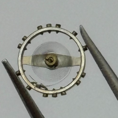 Peseux 140 290 Balance Wheel Complete And Spring 5’’’ 277 Watch Movement Parts
