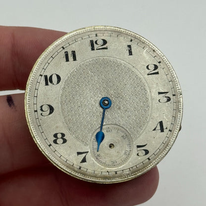 41.7mm Unidentified Quality Open Face Balance Ok Pocket Watch Movement PARTS