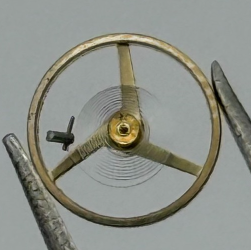 AS 976 1012 Balance Wheel Complete And Spring Inca 1426 M Watch Movement Parts 