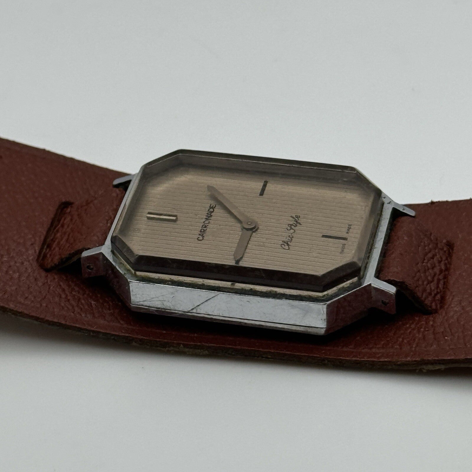 26mm WORKING Carronade Chic Style Bund Strap Manual Wind Vintage Ladies Watch