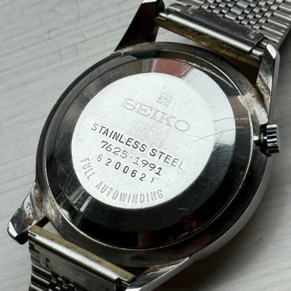 Men's Vintage Seiko Full AutoWinding Watch Diashock Bracelet 36mm Japan Running