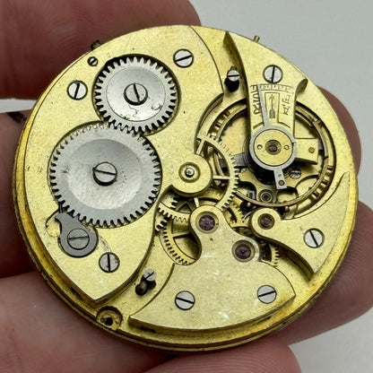42.1mm Vintage Open Face Swiss Pocket Watch Movement PARTS REPAIR SPARES