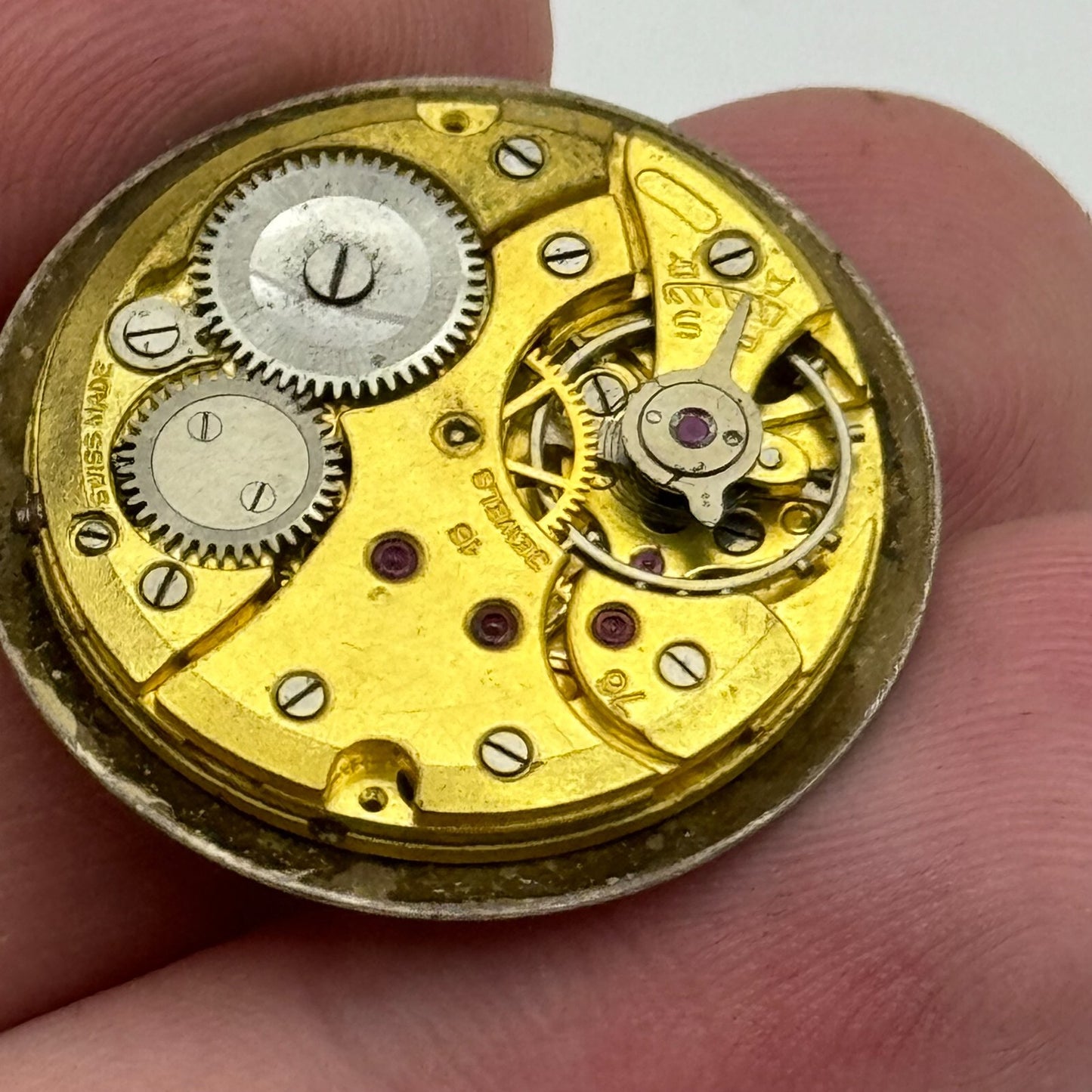 23.1mm Rotary Maximus Vertex Revue 76 Manual Wind Watch Movement Vintage PARTS