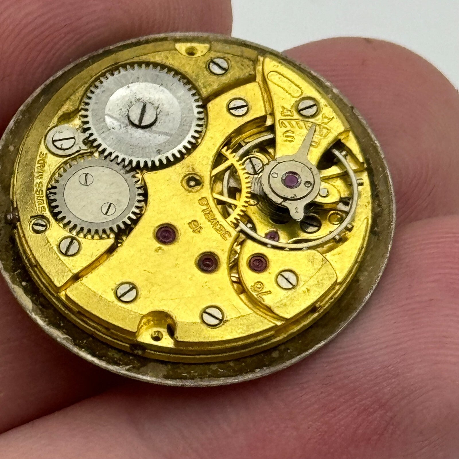 23.1mm Rotary Maximus Vertex Revue 76 Manual Wind Watch Movement Vintage PARTS