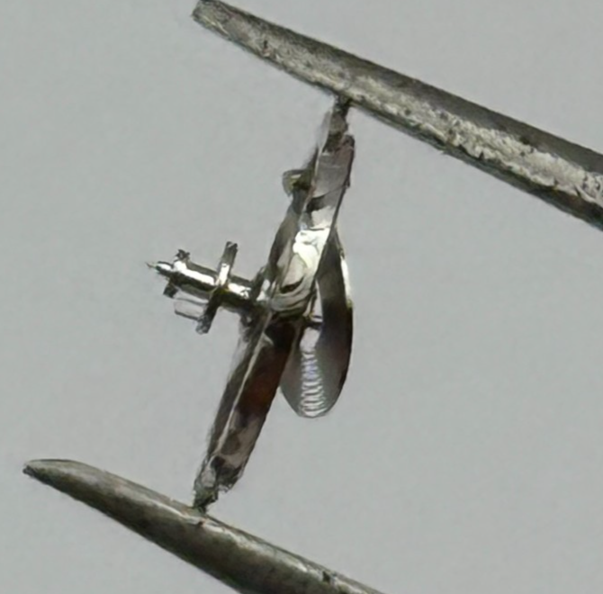 Brac 2061 Balance Wheel Complete And Spring  497 Watch Movement Parts NOS