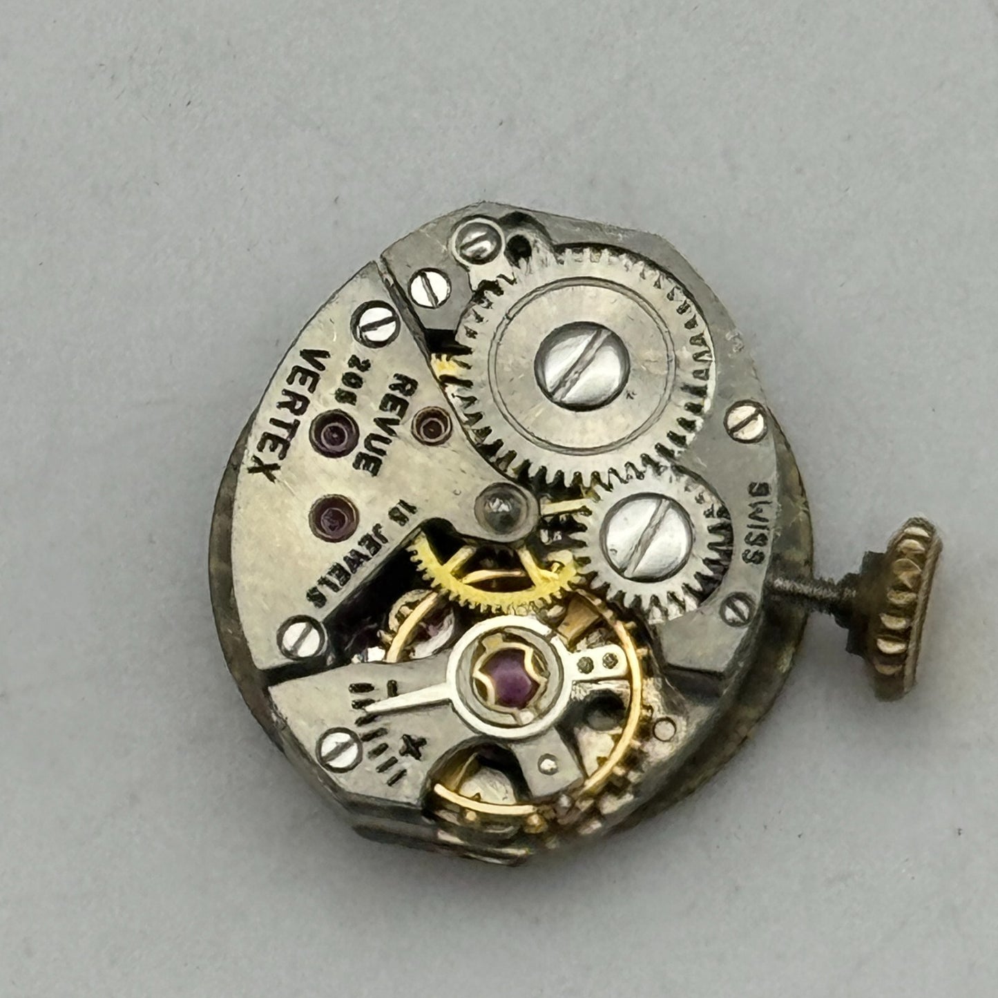 13mm Ladies Running Vertex Revue 205 Swiss Manual Wind Watch Movement PARTS