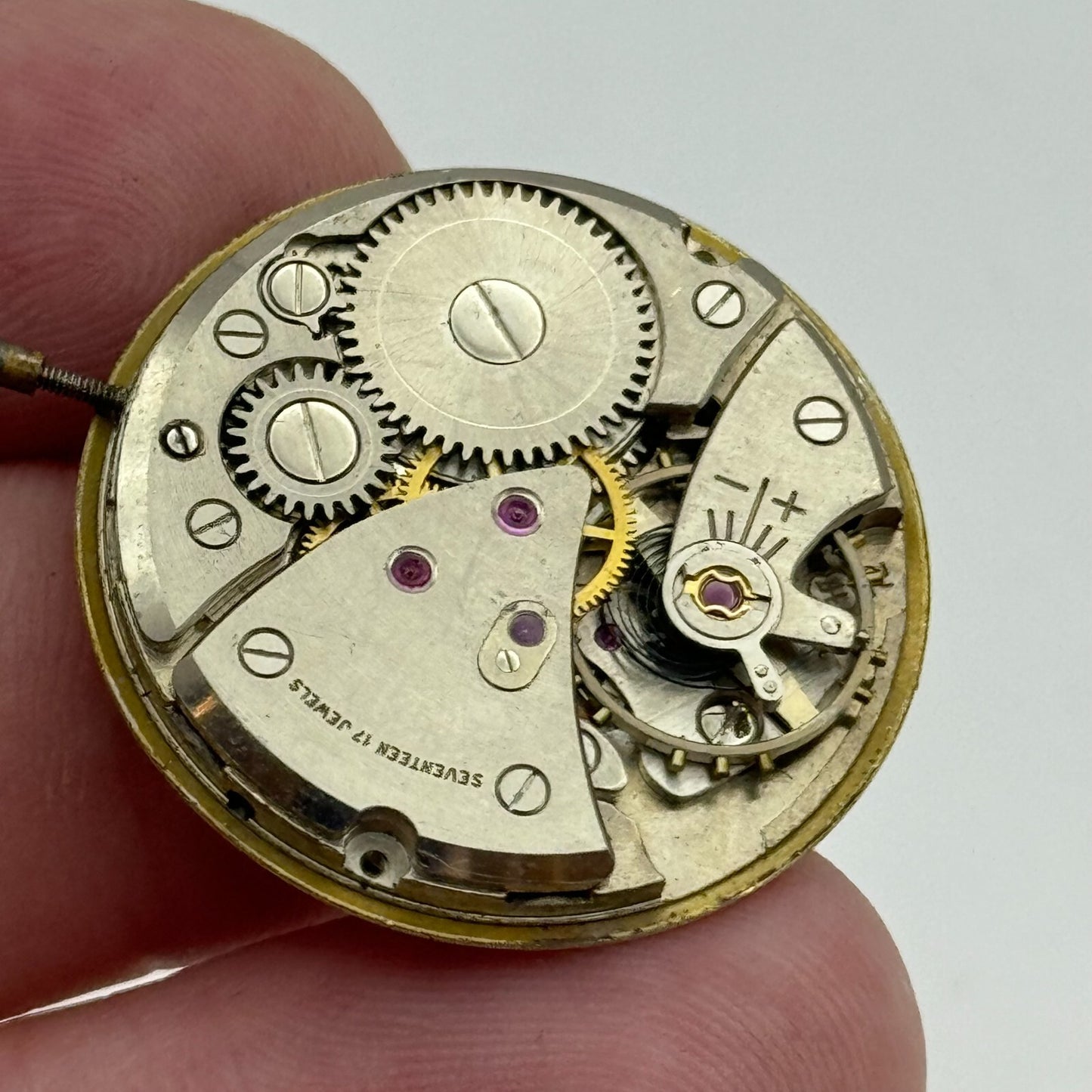 25.8mm Men's Verity FHF 72 Manual Wind 17 Jewels Swiss Made Watch Movement PARTS