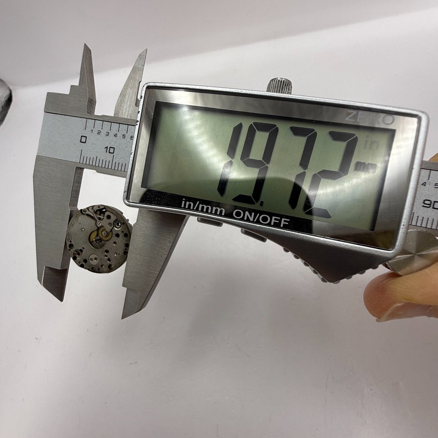 19.7mm Vintage ETA 15 Jewels Manual Wind Watch Movement PARTS REPAIR