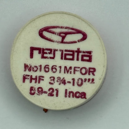 FHF 59-21 Balance Wheel Complete And Spring 3¾–10’’’ 1661 M Watch Movement Parts