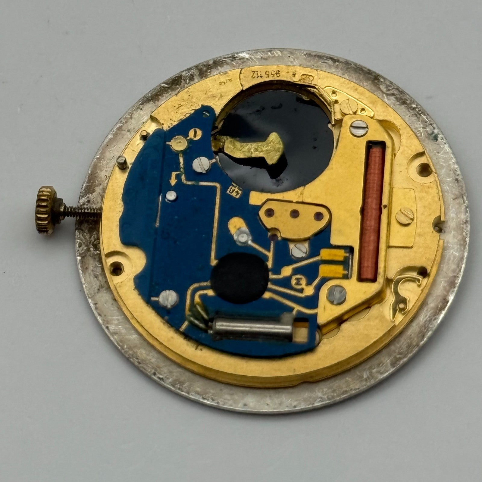 ETA 955.112 Quartz Watch Movement Mappin & Webb Date Vintage Parts Repair 26.2mm