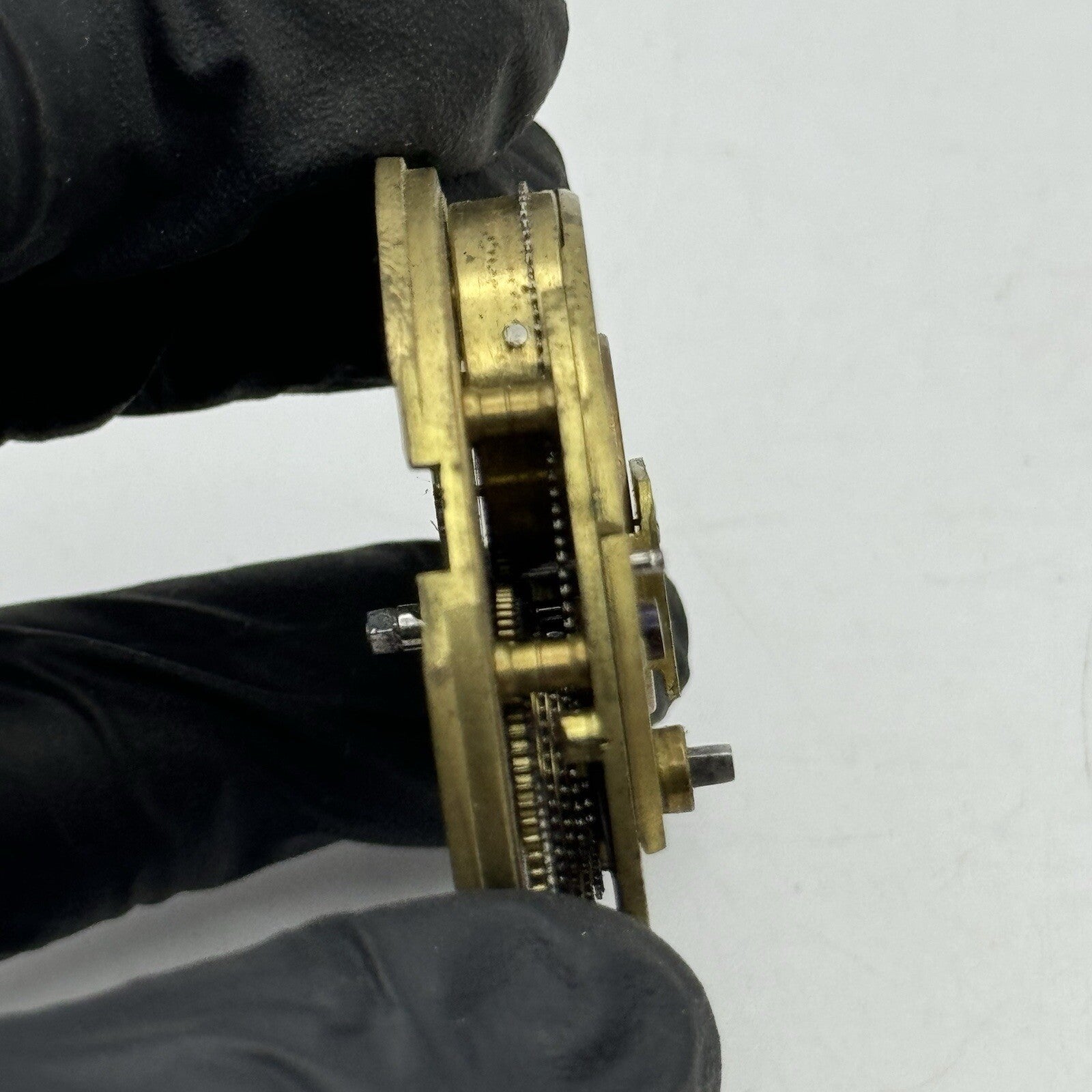48.1mm Unidentified Fusee Chain Antique Pocket Watch Movement Parts Repair