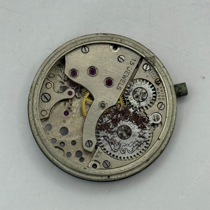 26.9mm Vintage AS 984 Swiss 15 Jewels Manual Wind Watch Movement PARTS REPAIR