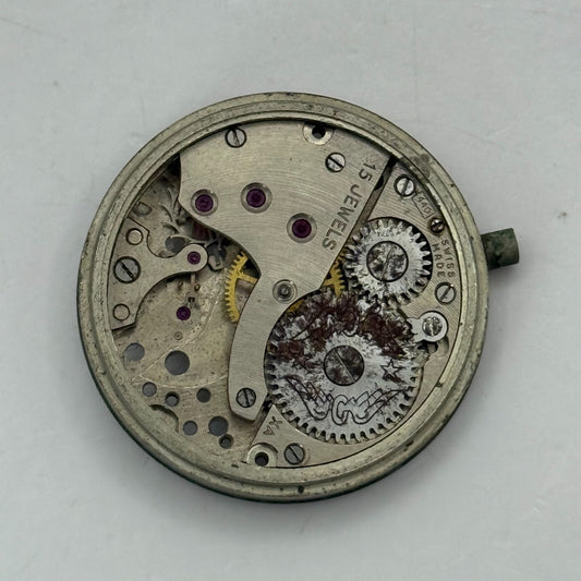26.9mm Vintage AS 984 Swiss 15 Jewels Manual Wind Watch Movement PARTS REPAIR