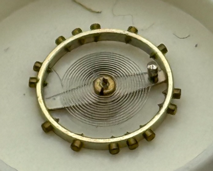 Tissot 21.7 Balance Wheel Complete And Spring 307 Watch Movement Parts NOS 