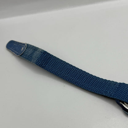 29mm Working Vintage Ladies Timex CR 1216 Blue Dial Strap Quartz Watch