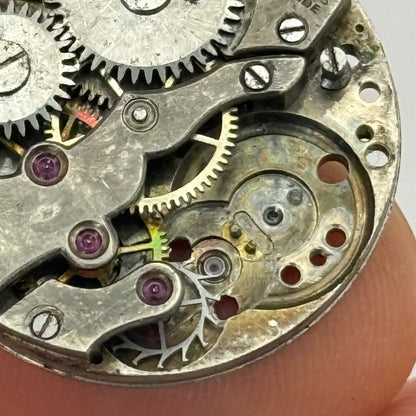 23.7mm Vintage AS A Schild Partial Manual Wind Watch Movement PARTS REPAIR