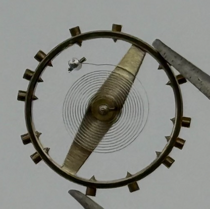 FHF 70 Balance Wheel Complete And Spring 10 1/2''' 201 M Watch Movement Parts