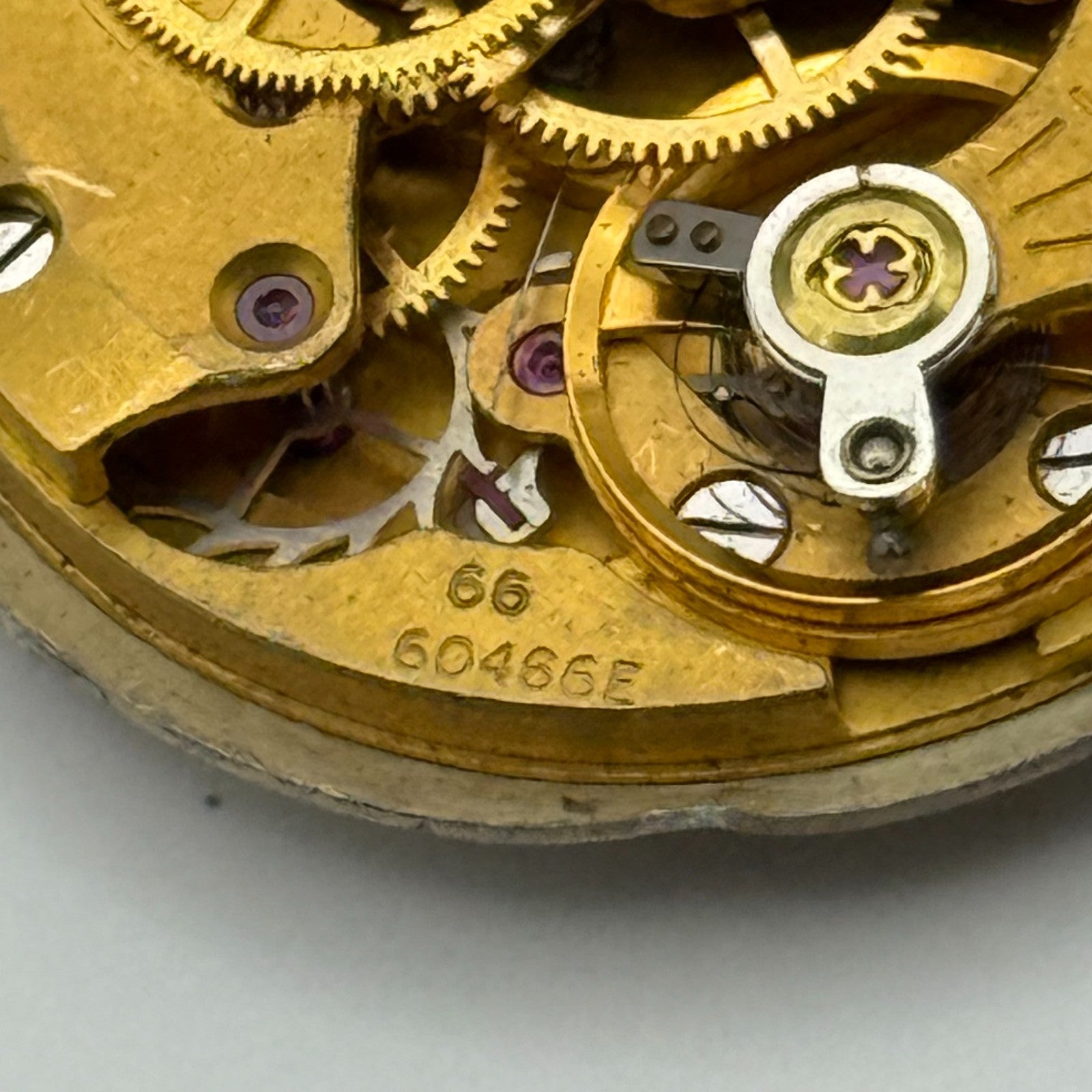 Smiths Astral 66 60466E Men's Watch Movement Manual Wind Vintage Parts Repair