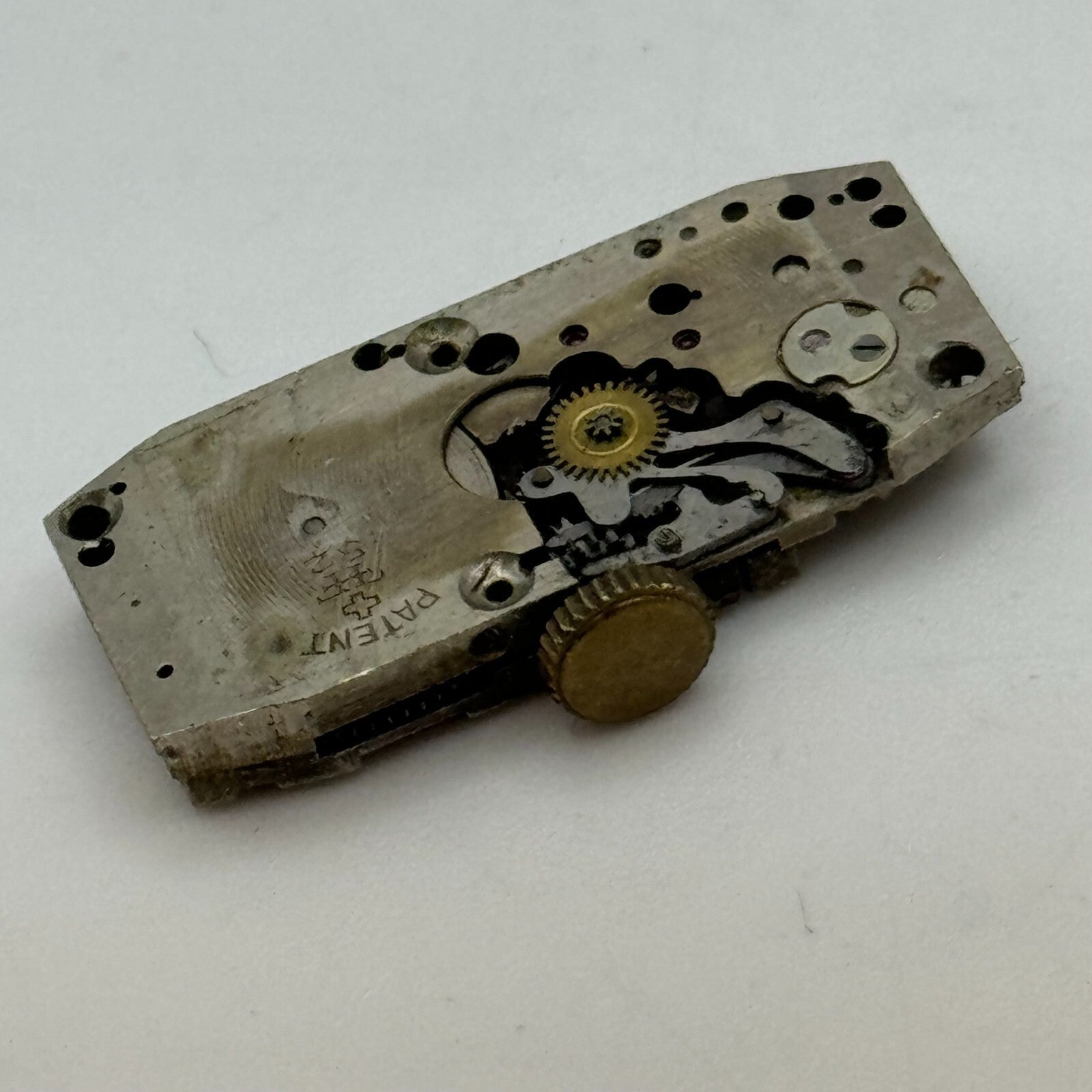 11.2mm FHF 52 Tank Watch Movement Manual Wind Swiss Made 15 Jewels PARTS SPARES