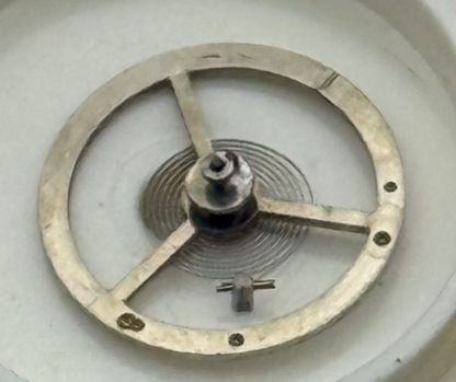 EB 1197 Balance Wheel Complete And Spring 10 1/2''' 109 M Watch Movement Parts 