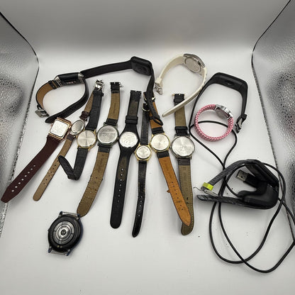 Bundle Of 15 Quartz Watches Job Lot Modern / Vintage Untested Parts / Repair