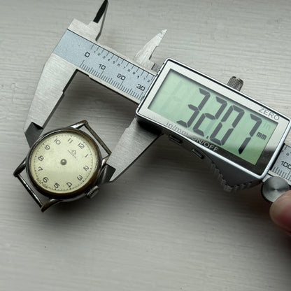 32mm Men's Vintage Paragon Swiss Made Manual Wind Watch FOR PARTS / REPAIR