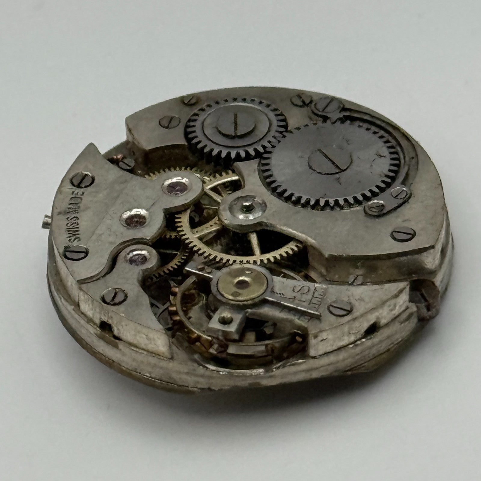 HP Parrenin Watch Movement Manual Wind Vintage Swiss Made Parts Repair 24.8mm