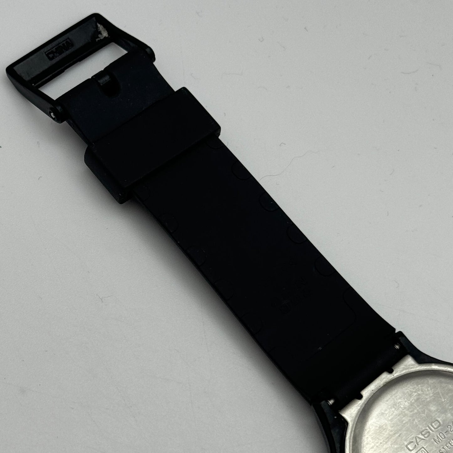 35mm Working Casio MQ-24 1330 Quartz Rubber Strap Watch New Battery 9 Inches