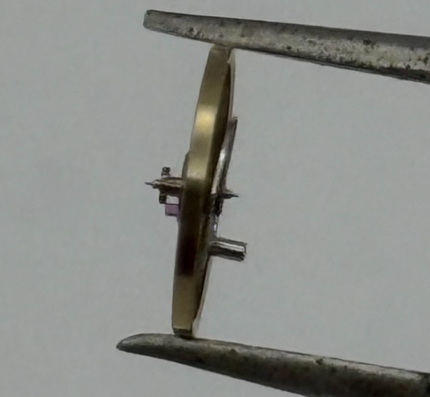 FHF 35-21 Balance Wheel Complete And Spring 1722 M Watch Movement Parts 