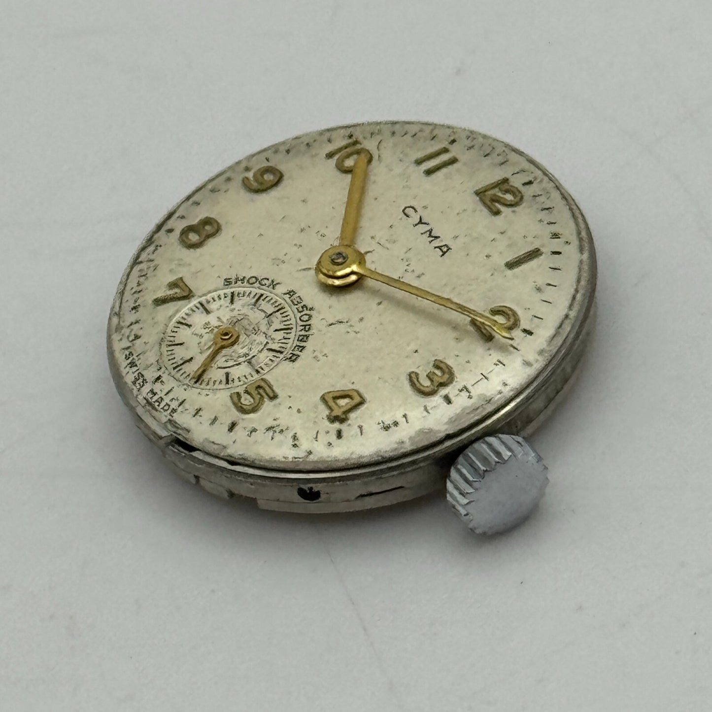 19.7mm Ladies Cyma R.424 Balance Ok Nice Finish Sub Seconds Watch Movement PARTS