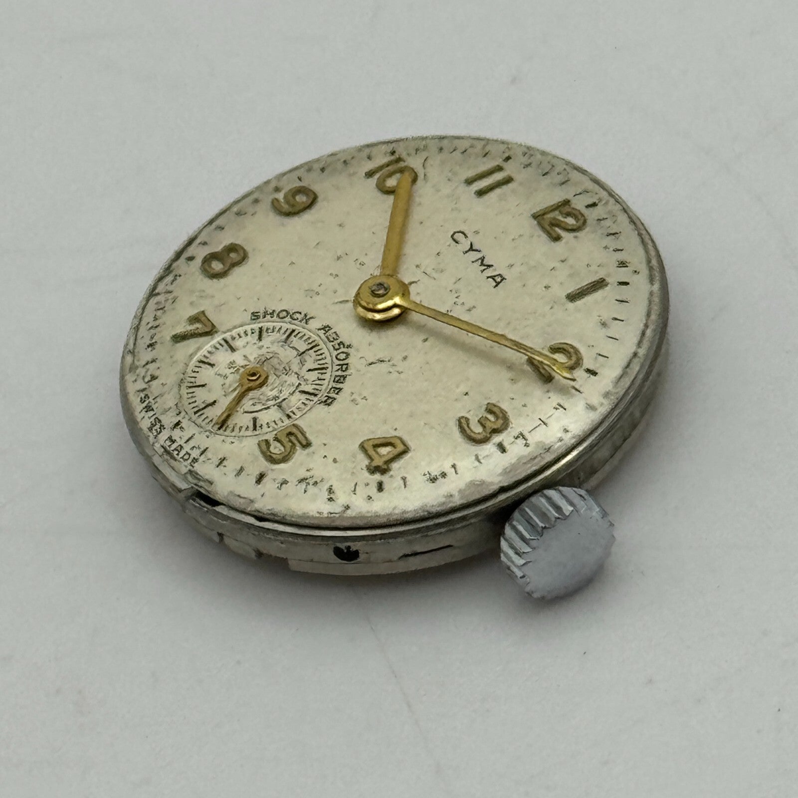 19.7mm Ladies Cyma R.424 Balance Ok Nice Finish Sub Seconds Watch Movement PARTS