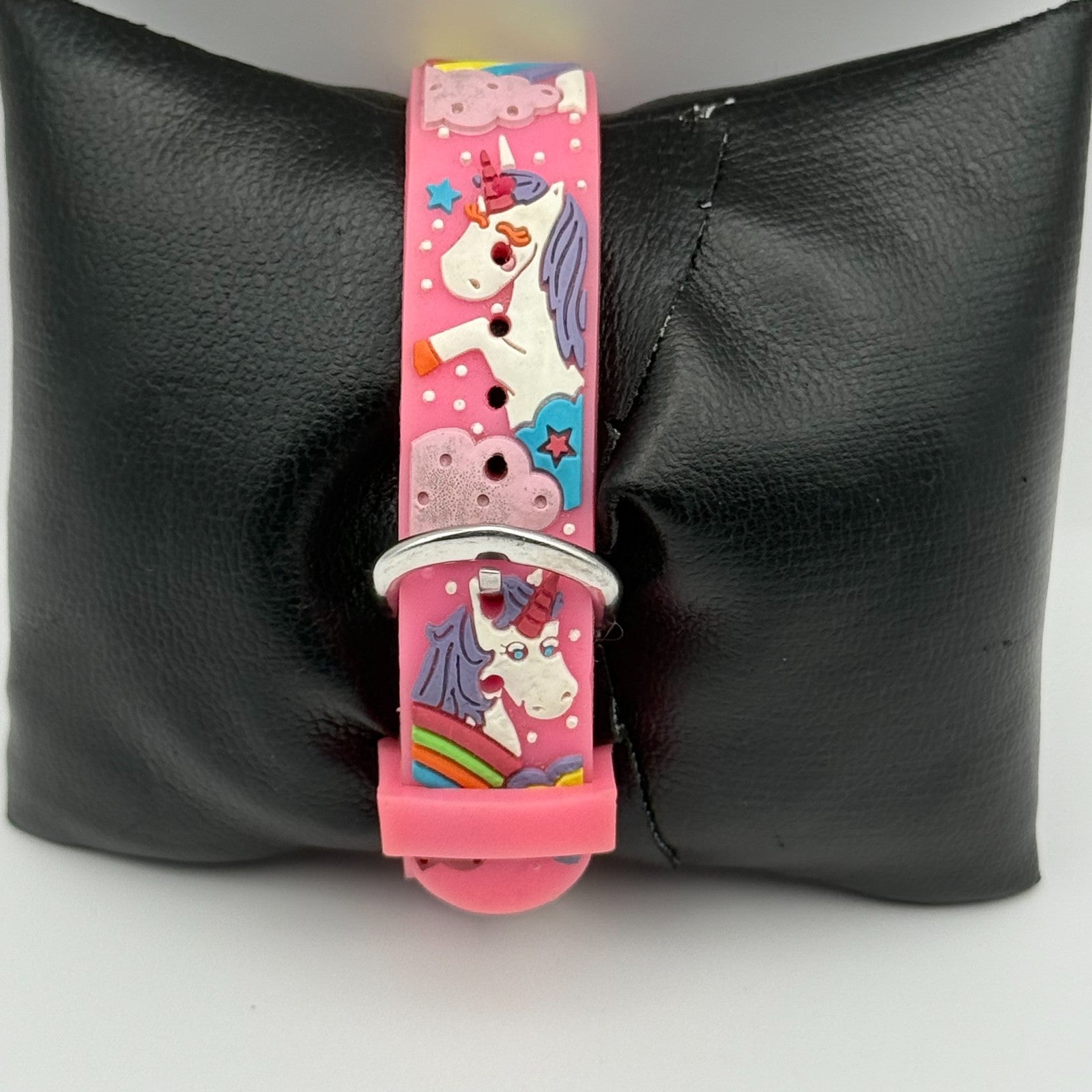 Citron Kids Quartz Watch Unicorn Print Strap Pink Dial Working 27mm New Battery