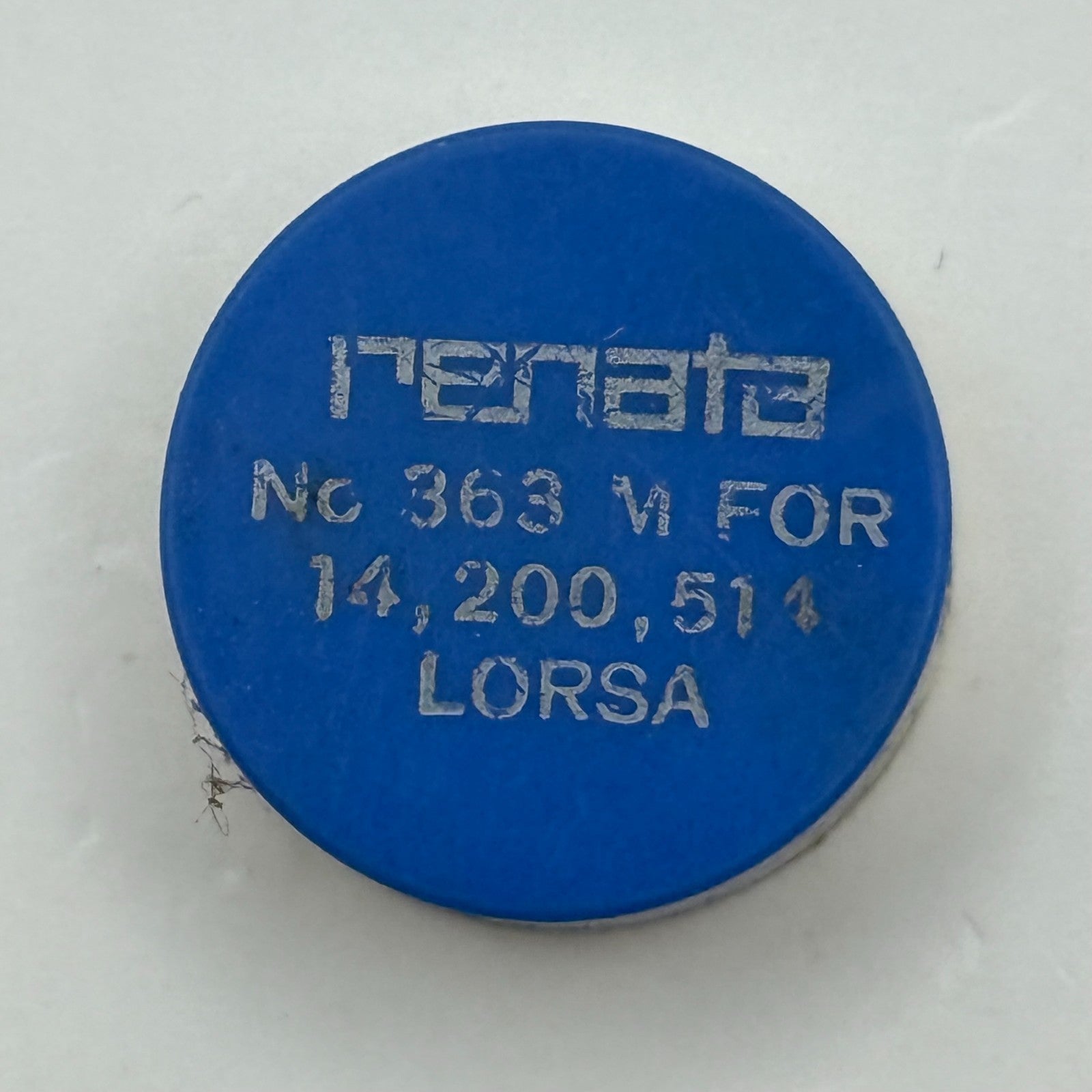 Lorsa 14 200 514 Balance Complete Renata 363 M Watch Movement Parts DAMAGED