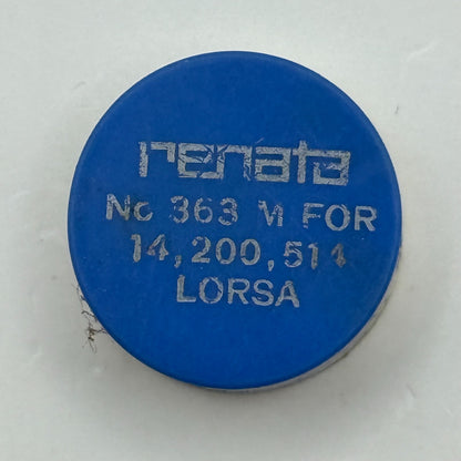 Lorsa 14 200 514 Balance Complete Renata 363 M Watch Movement Parts DAMAGED