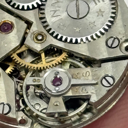 19.7mm Vintage Pinnacle 102 RWT Swiss Manual Wind Watch Movement PARTS REPAIR