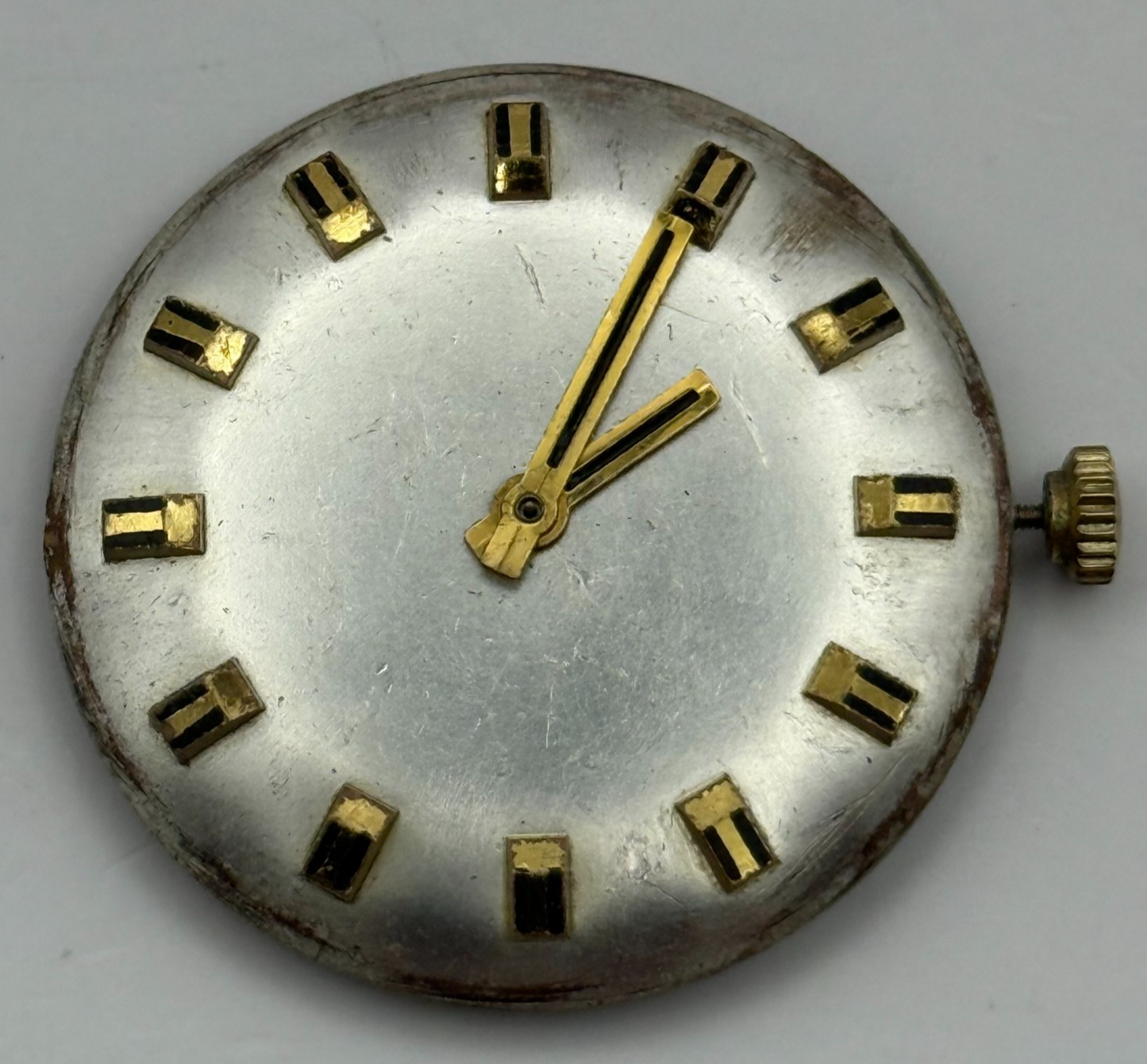 ETA 2750 Mystery Dial Watch Movement Running Manual Wind Vintage Parts 25.9mm