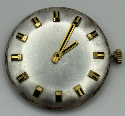 ETA 2750 Mystery Dial Watch Movement Running Manual Wind Vintage Parts 25.9mm