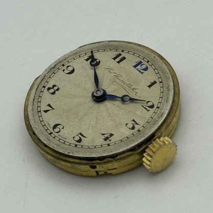 23.6mm Running Thomas Russell & Son Premier Manual Wind Watch Movement PARTS
