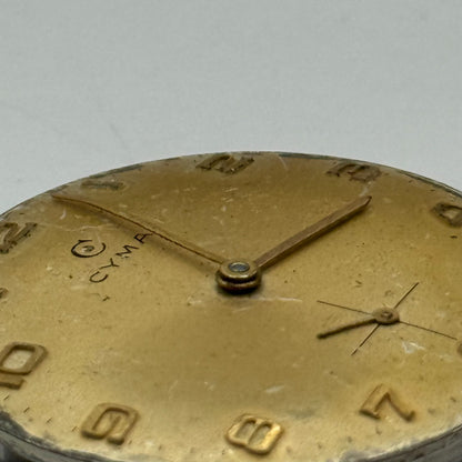 Cyma R. 484 Watch Movement Manual Wind Vintage Swiss 17 Jewels Parts 28.2mm