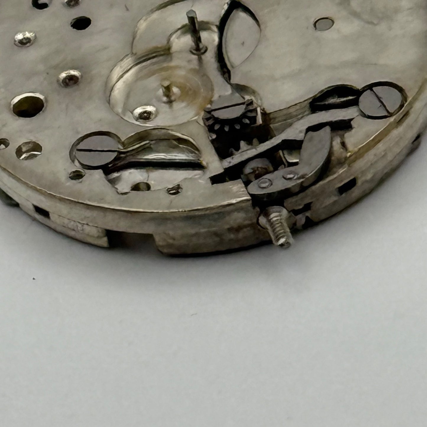 Rolex Genex Veriflat 15 Rubies Watch Movement Vintage Incomplete Parts 23.6mm