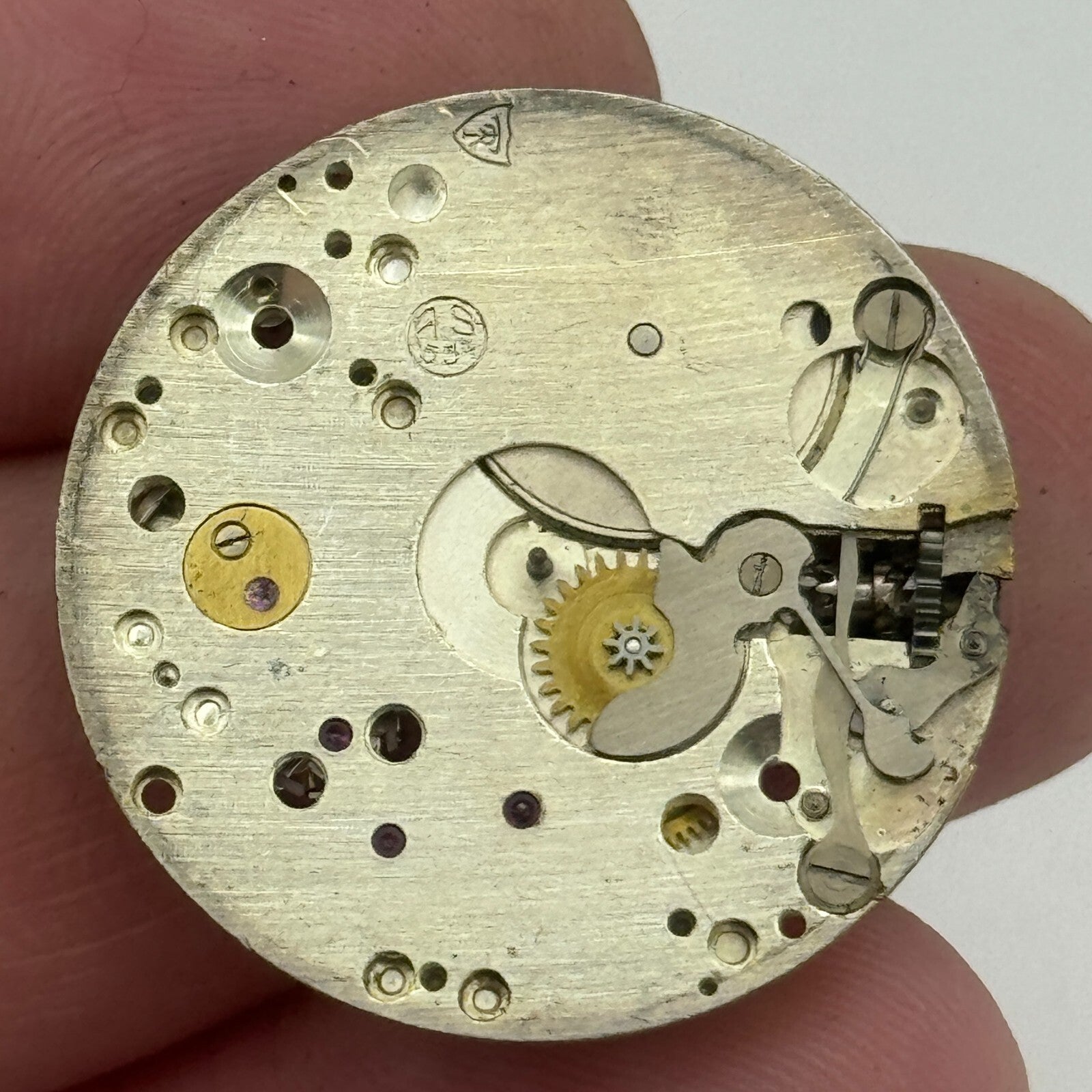27mm Envoy AS 554 A Schild Men's 15 Jewels Manual Wind Watch Movement PARTS