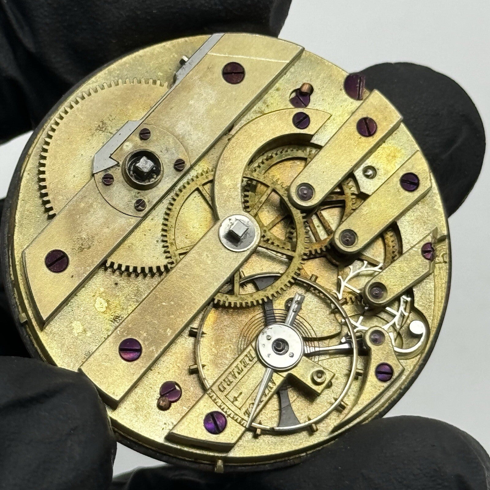 44.1mm High Quality Cylinder Balance Intact Pocket Watch Movement FOR PARTS