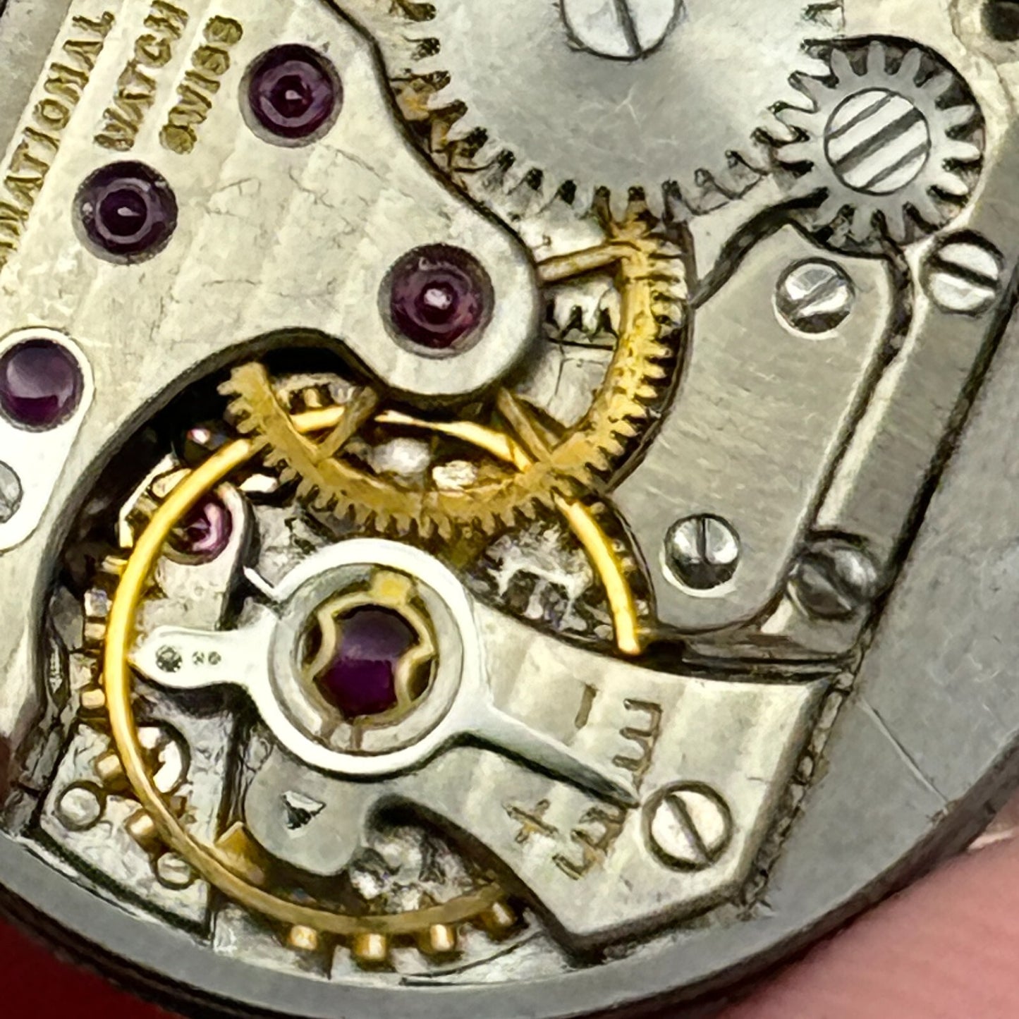 19mm International Watch Co IWC Cal C.41 Manual Wind Swiss Watch Movement PARTS